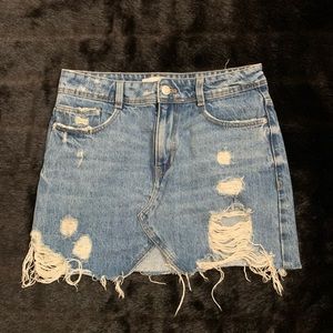 Zara denim skirt